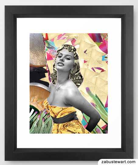 Golden Sophia Loren II by Zabu Stewart